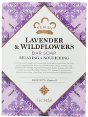 Nubian Soap Bar Lvndr Wildflowers 5oz - MeStore - NUBIAN HERITAGE