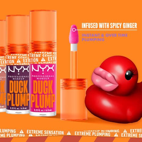 Nyx Professional Duck Plump High Pigment Plumping Lip Gloss Pure Plum - MeStore - NYX