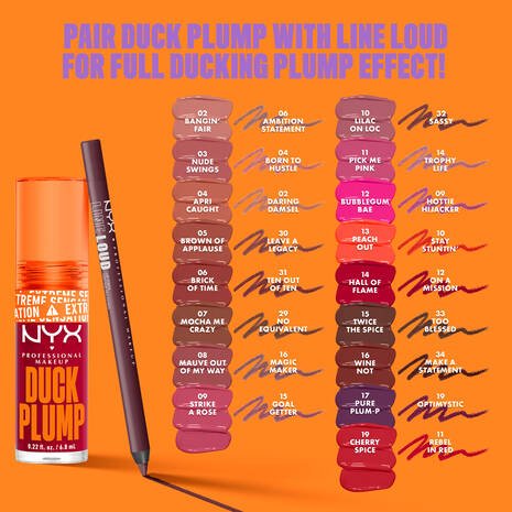 Nyx Professional Duck Plump High Pigment Plumping Lip Gloss Pure Plum - MeStore - NYX
