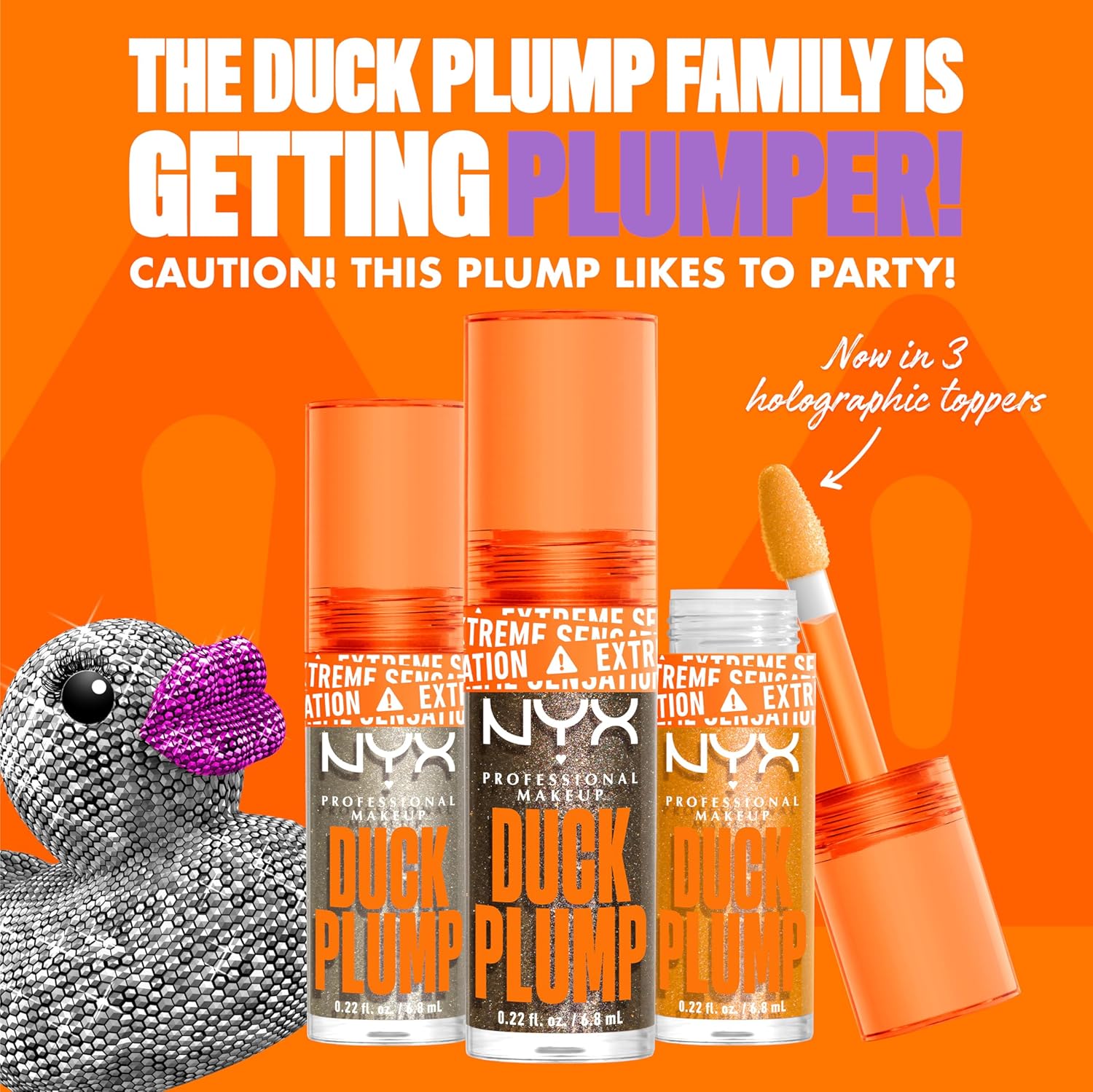 Nyx Professional Makeup Duck Plump Lip Plumping Gloss Quazy Silver - MeStore - NYX