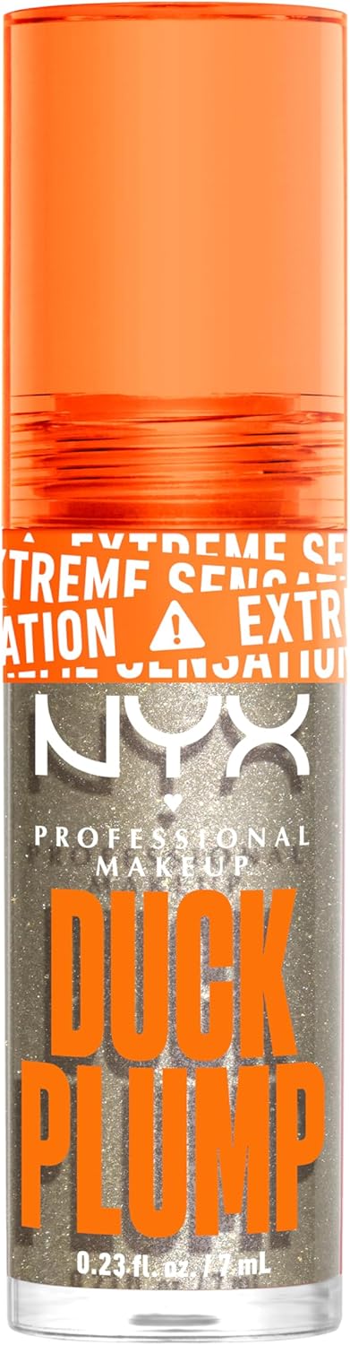 Nyx Professional Makeup Duck Plump Lip Plumping Gloss Quazy Silver - MeStore - NYX