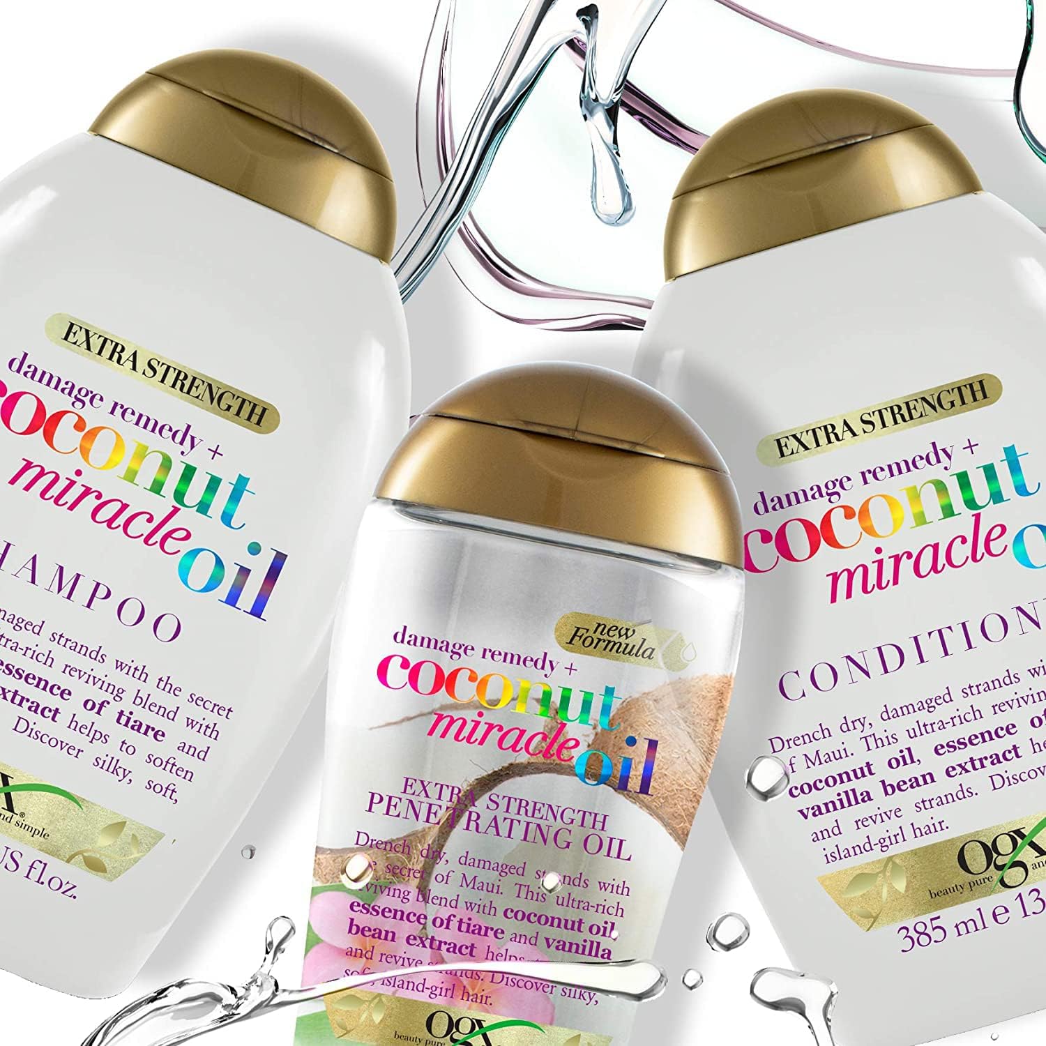 OGX Coconut Miracle Oil Shampoo 385 ml - MeStore - OGX