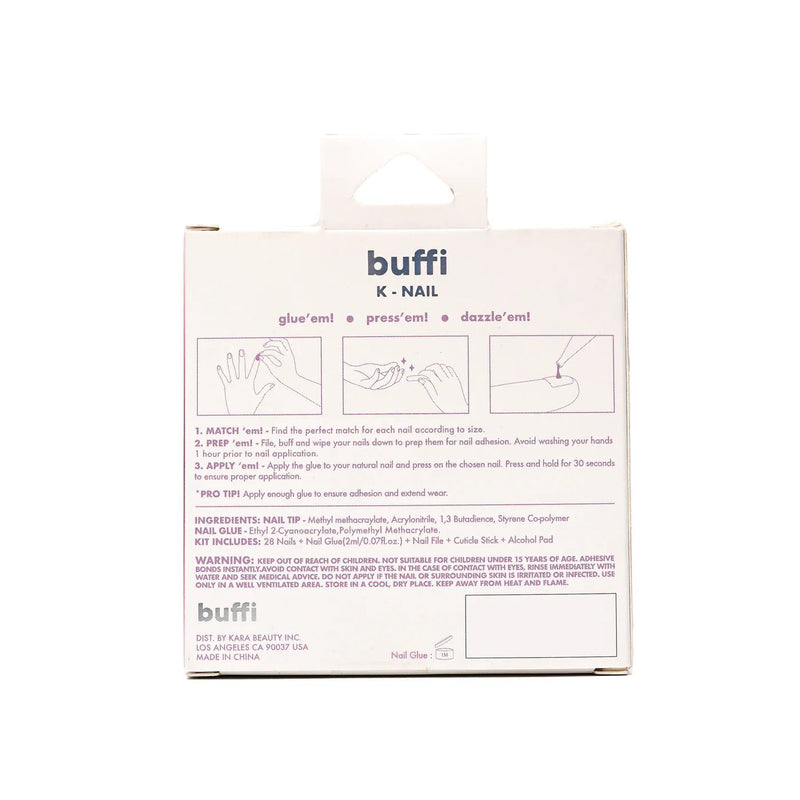 PRICKLY PEAR Buffi Press On Nails - MeStore - Kara Beauty