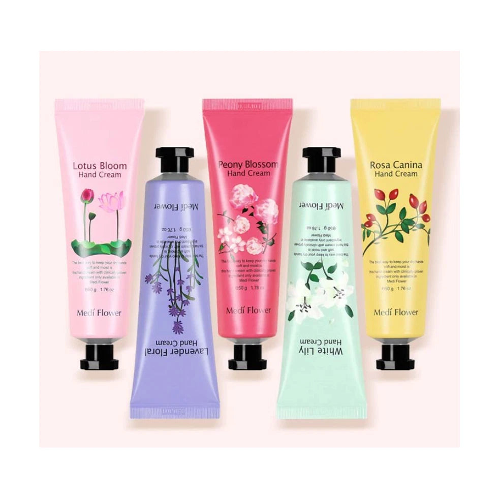 Medi Flower The Secret Garden of Five Hand Cream Set