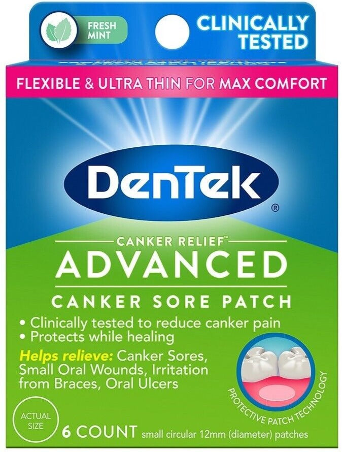 Dentek Canker Relief 6ct Patch 24