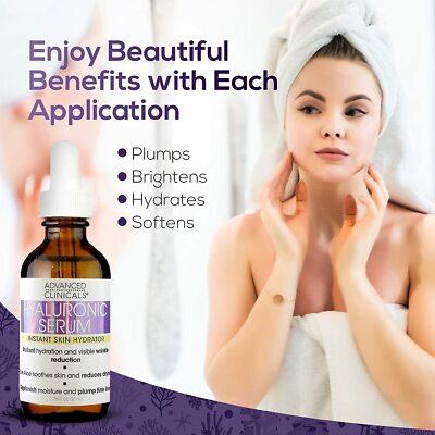 Advanced Clinicals Hylauronic Acid Serum