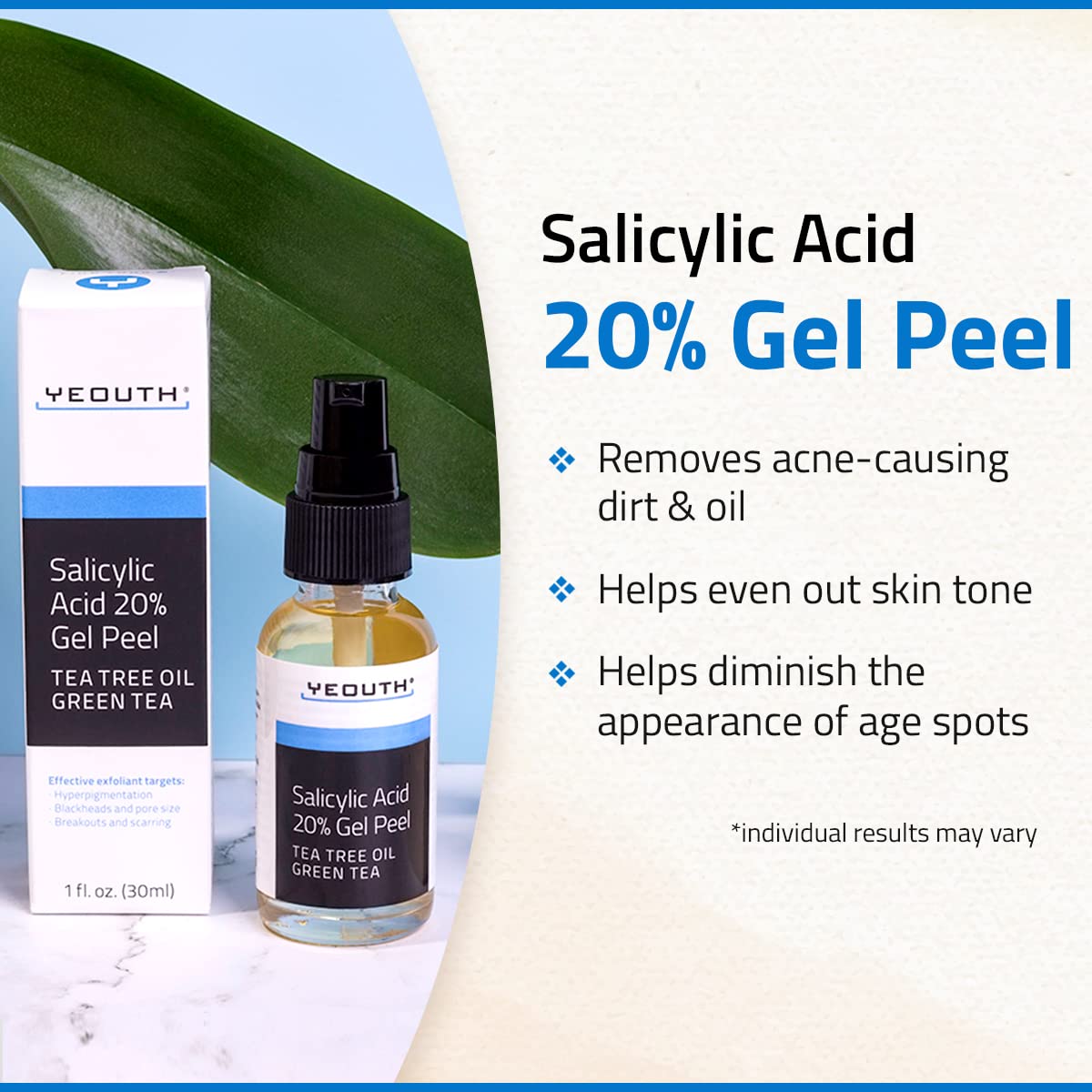 Salycilic Acid Peel With Tea Tree,green Tea, 1oz - MeStore - Yeouth