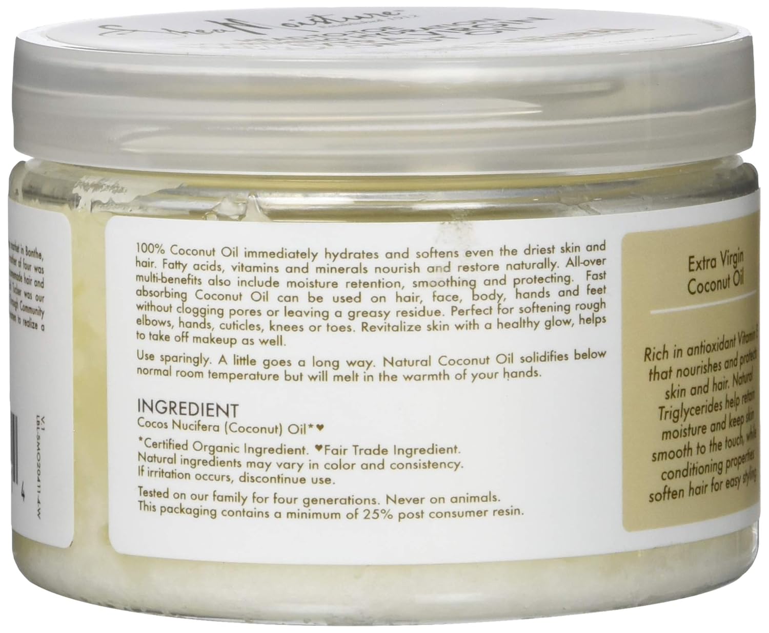 SHEA MOISTURE 100% Extra Virgin Coconut Oil Head - To - Toe Nourishing Hydration, 10.5 Ounce - MeStore - Shea Moisture