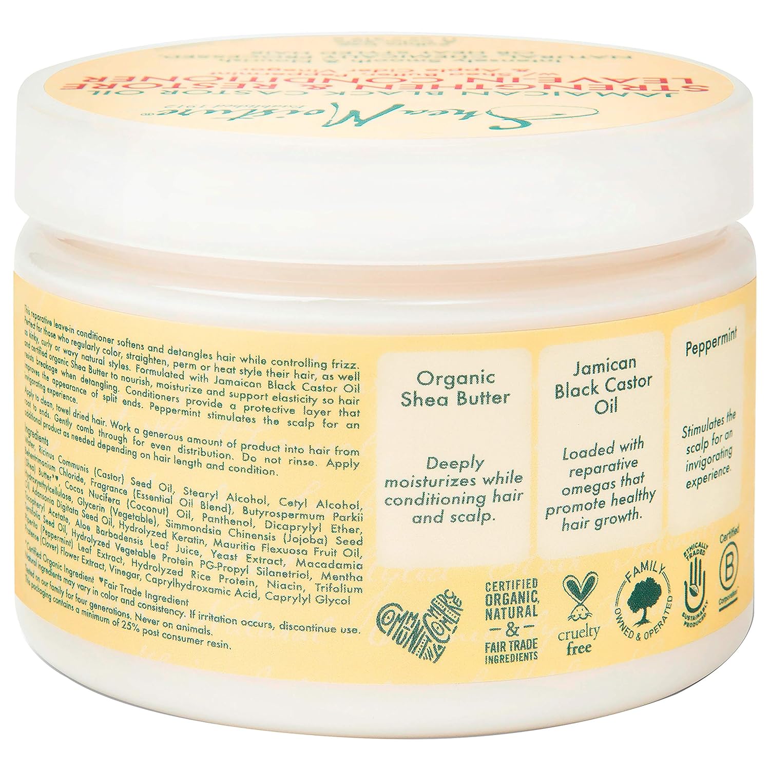 Shea Moisture Jamaican Black Castor Oil Leave - In Conditioner 11 oz - MeStore - Shea Moisture