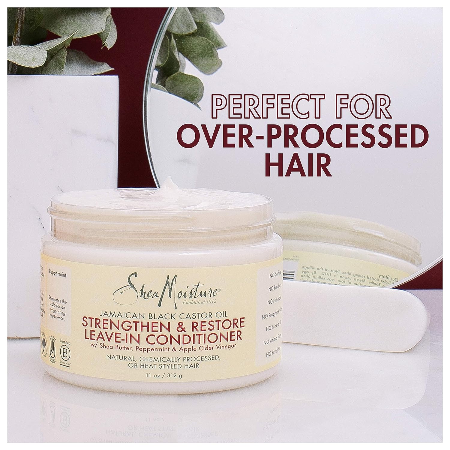 Shea Moisture Jamaican Black Castor Oil Leave - In Conditioner 11 oz - MeStore - Shea Moisture