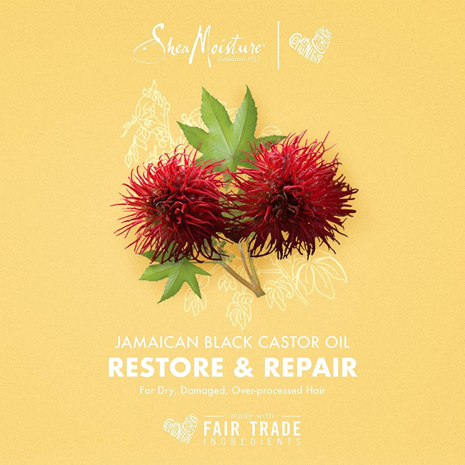 Shea Moisture Leave in Conditioner with Jamaican Black Castor Oil for Hair Growth 15 Oz - MeStore - Shea Moisture