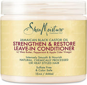 Shea Moisture Leave in Conditioner with Jamaican Black Castor Oil for Hair Growth 15 Oz - MeStore - Shea Moisture