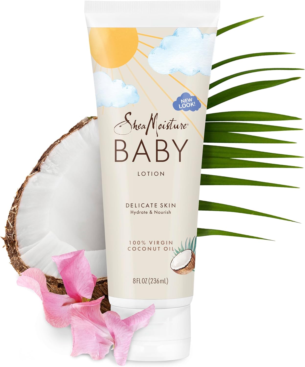 Shea Moisture VCO Baby Lotion Delicate Skin 24p 8z - MeStore - Shea Moisture