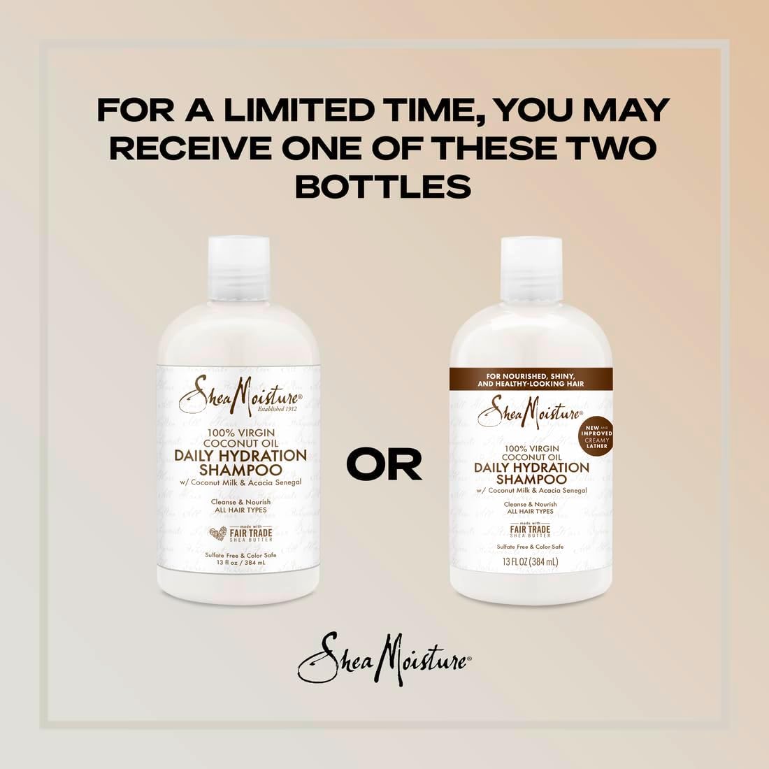 SheaMoisture 100% Virgin Coconut Oil Daily Hydration Shampoo 13 Oz - MeStore - Shea Moisture