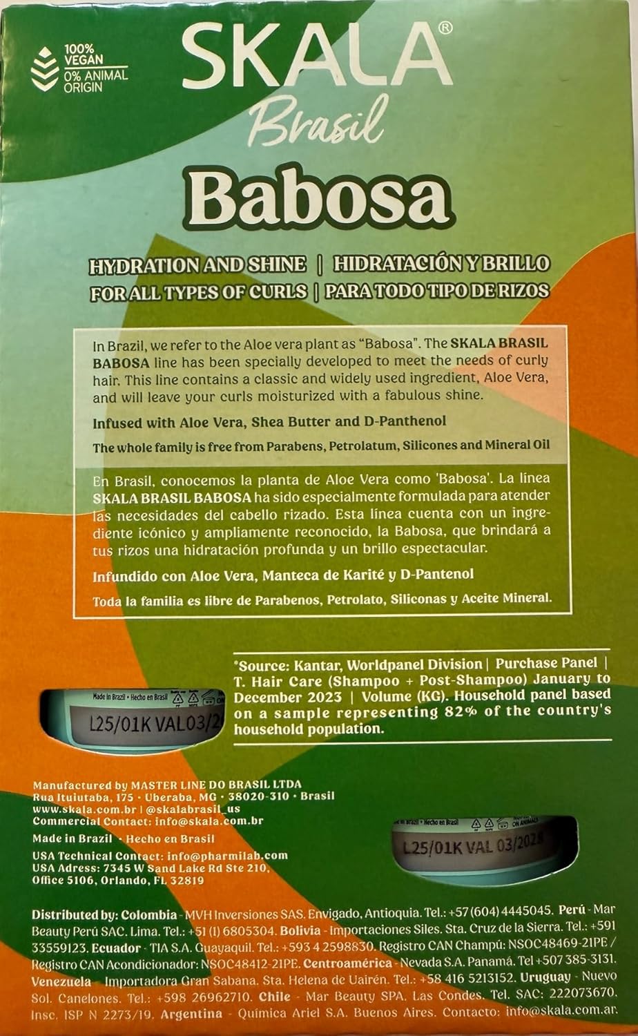 Skala Kit Shampoo + Conditioner Babosa - MeStore - SKALA