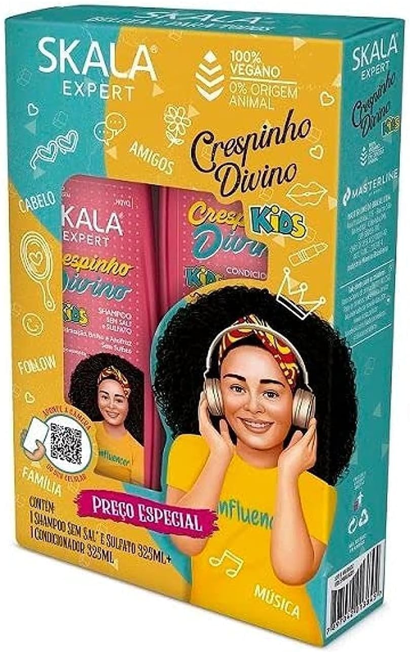 Skala - Kit Shampoo + Conditioner Crespinho Divino Kids - MeStore - SKALA