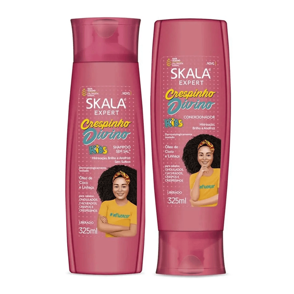 Skala - Kit Shampoo + Conditioner Crespinho Divino Kids - MeStore - SKALA
