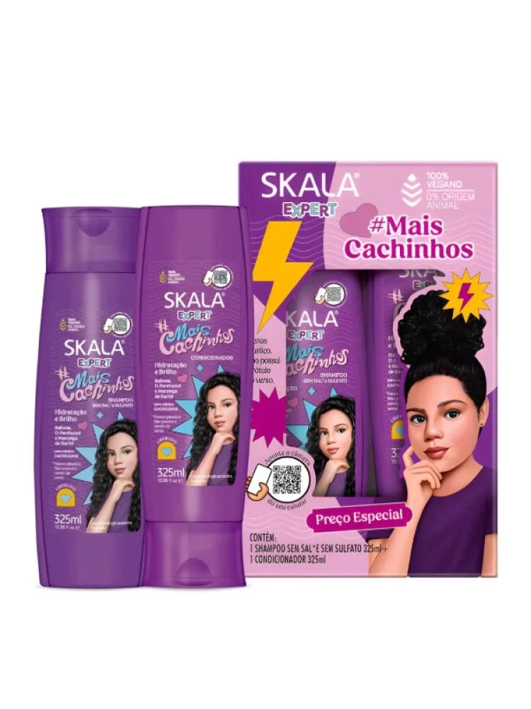 Skala Kit Shampoo + Conditioner Mais Cachinhos - MeStore - SKALA