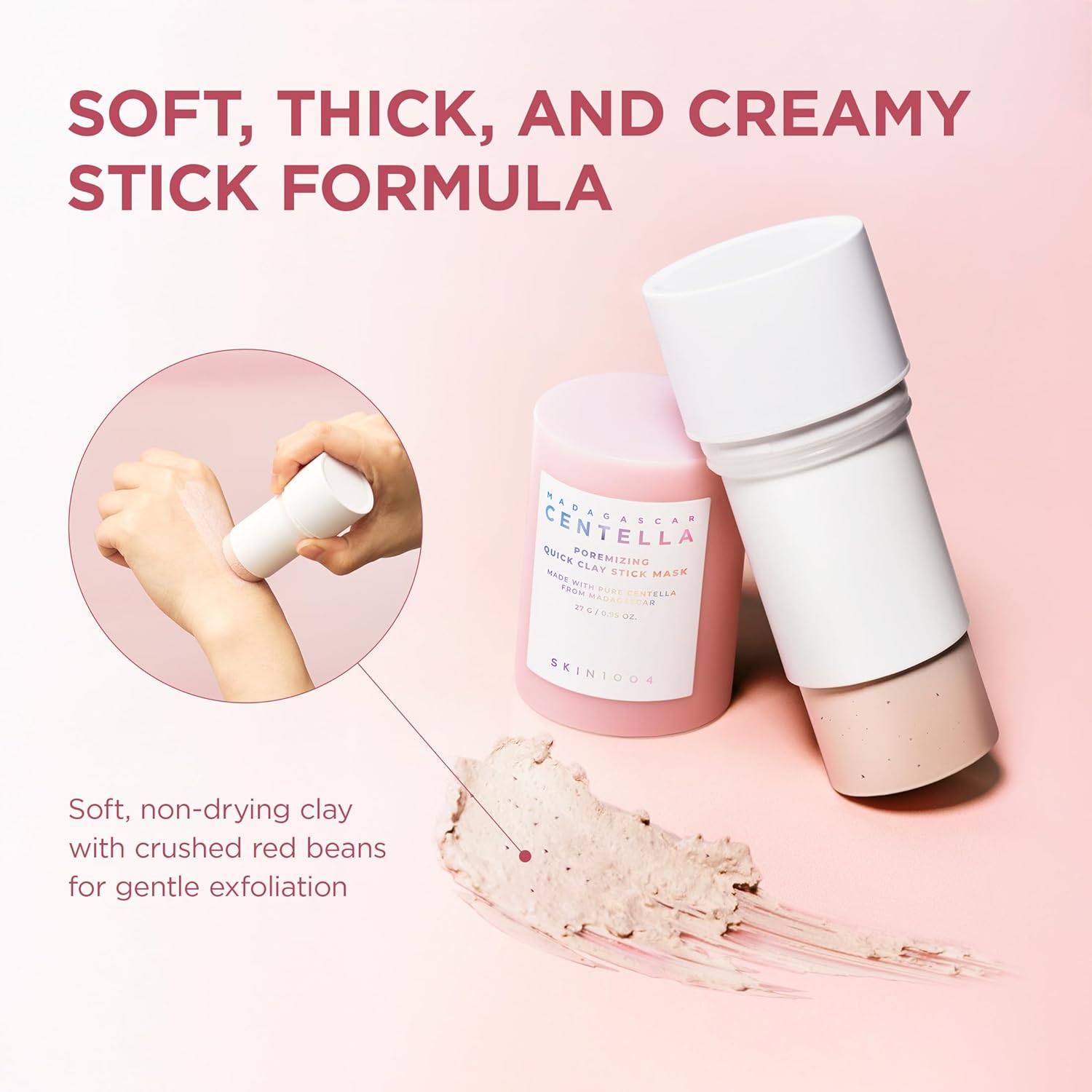 SKIN1004 - Madagascar Centella Poremizing Quick Clay Stick Mask 27g - MeStore - SKIN1004