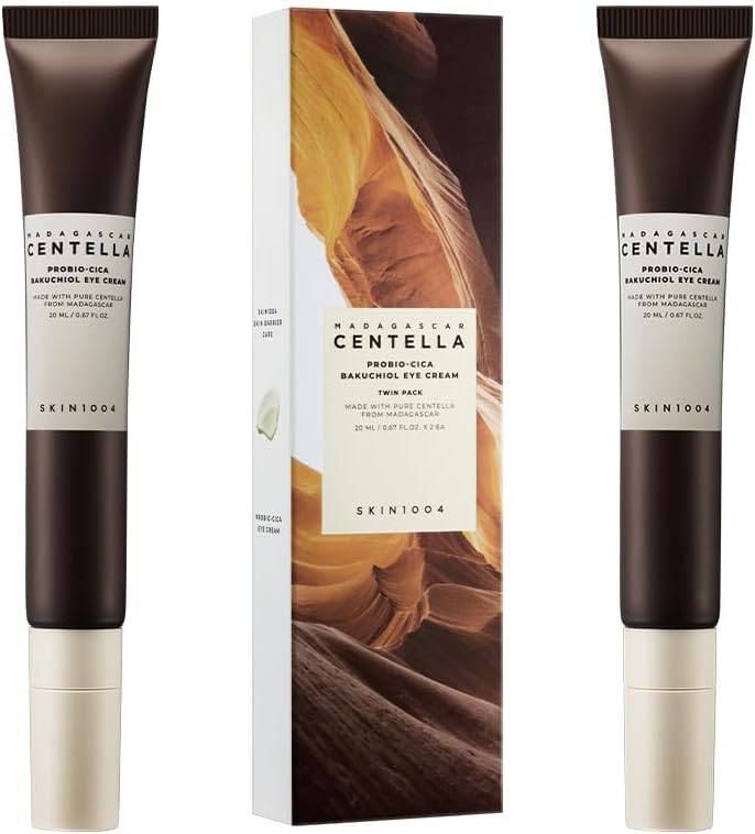 SKIN1004 Madagascar Centella Probio - Cica Bakuchiol Eye Cream Twin Pack (20ml*2) - MeStore - SKIN1004