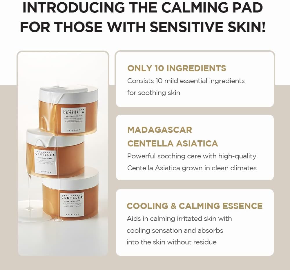 SKIN1004 - Madagascar Centella Quick Calming Pad 70 Pads 130ml - MeStore - SKIN1004