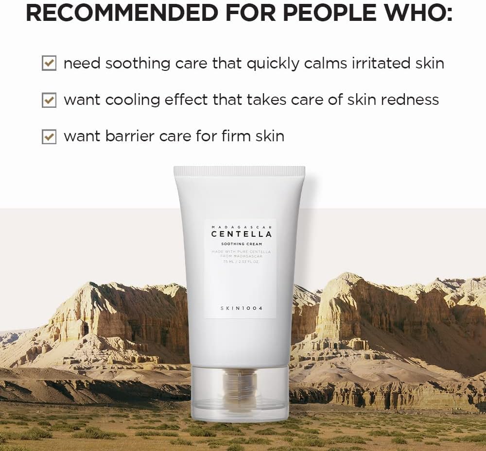 SKIN1004 - Madagascar Centella Soothing Cream 75ml - MeStore - SKIN1004