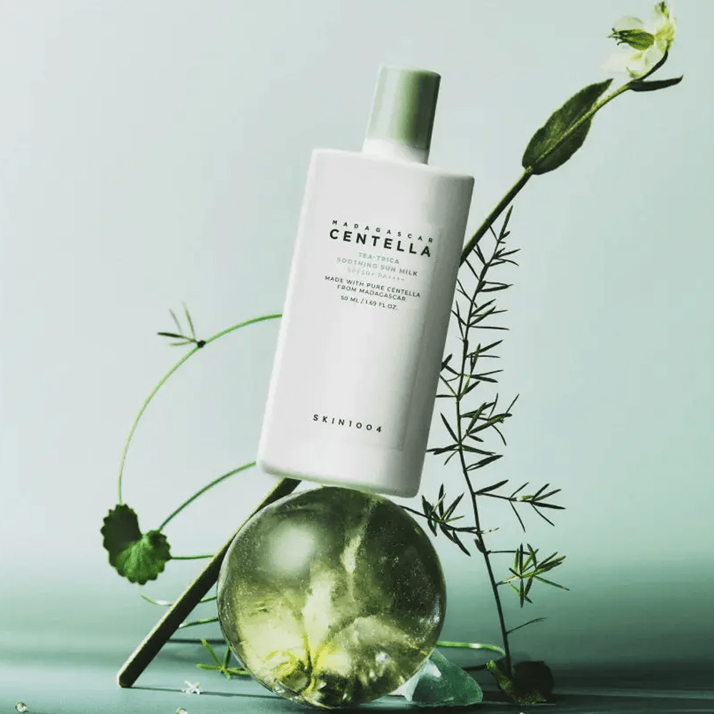 SKIN1004 - Madagascar Centella Tea - Trica Soothing Sun Milk 50ml - MeStore - SKIN1004