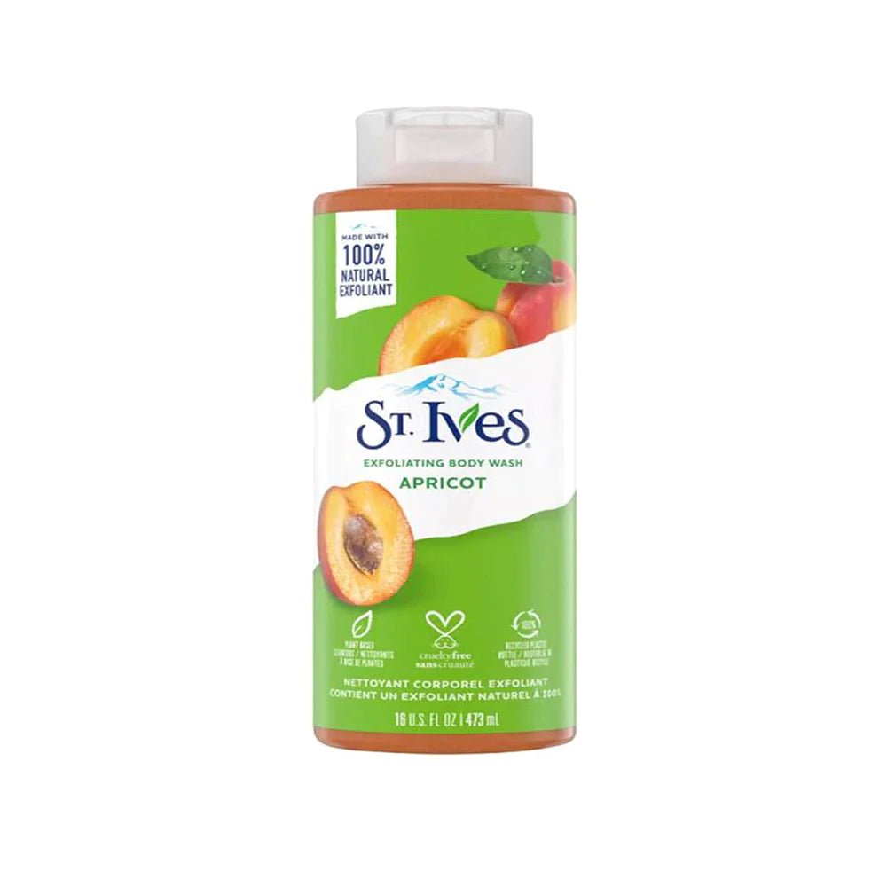 St. Ives Exfoliating Apricot Body Wash/Shower gel 16oz - MeStore - St Ives