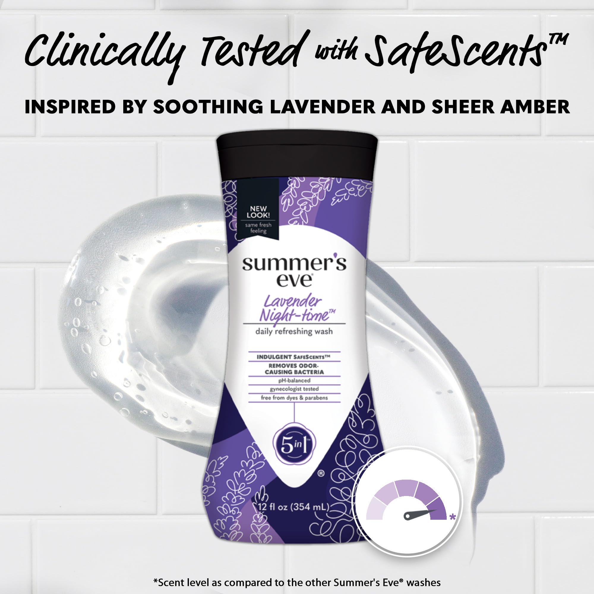 Summer's Eve Cleansing Wash, Lavender Night - time - MeStore - Summer's Eve