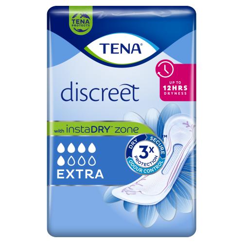 TENA Discreet Extra Incontinence Pads x 10 - MeStore - Tena