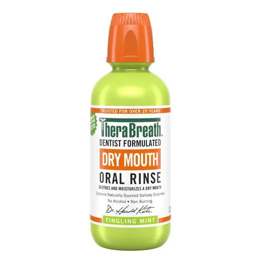 TheraBreath Dry Mouth Oral Rinse Tingling Mint 16oz – MeStore