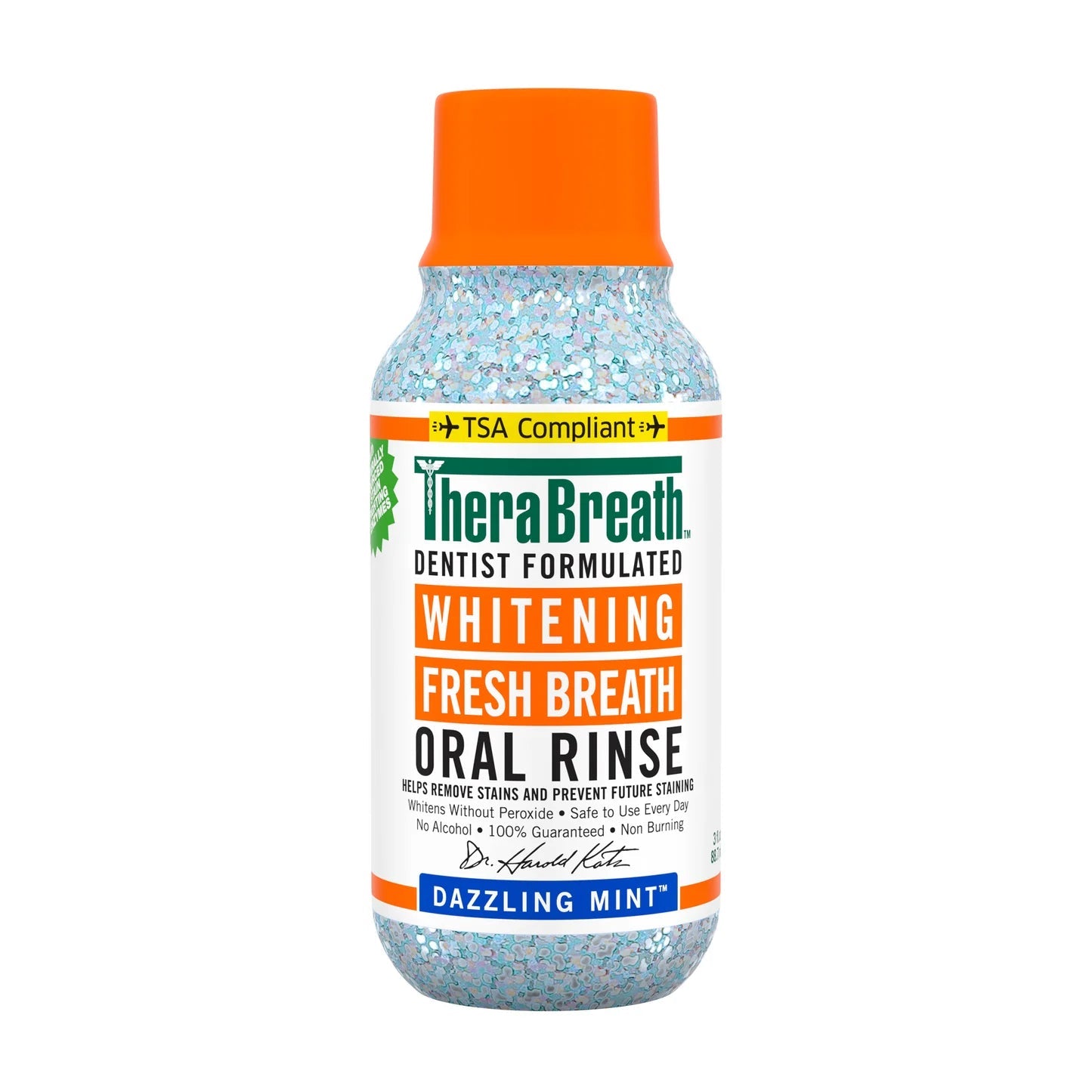 TheraBreath Whitening Oral Rinse Dazzling 3oz - MeStore - TheraBreath