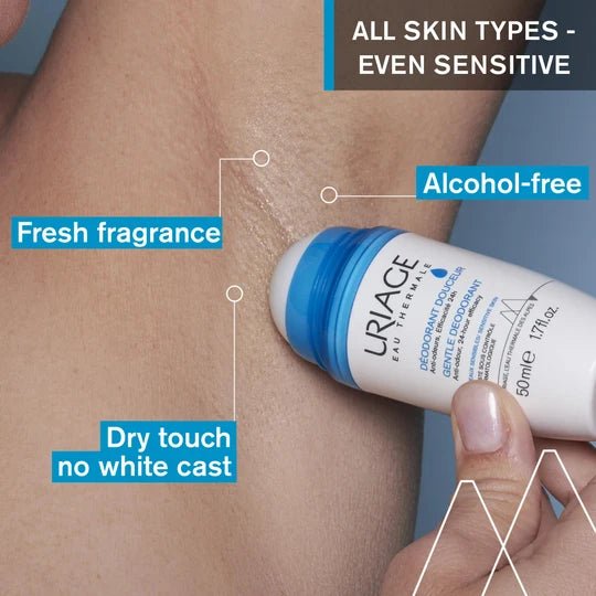 Uriage Gentle Deodorant Roll-On 3 50ml - MeStore - Uriage