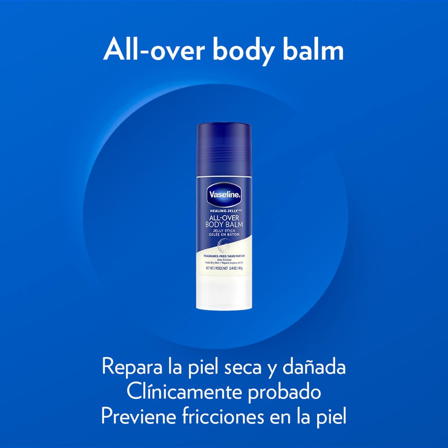 Vaseline All-Over Body Balm Stick Unscented - 1.4 Oz - MeStore - Vaseline