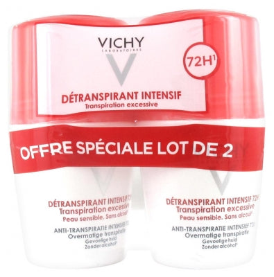Vichy Deodorant 2*50ml Detranspirant Intensif
