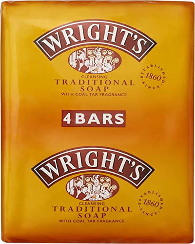 Wrights Coal Tar Soap 4 Pack - MeStore - Wrights