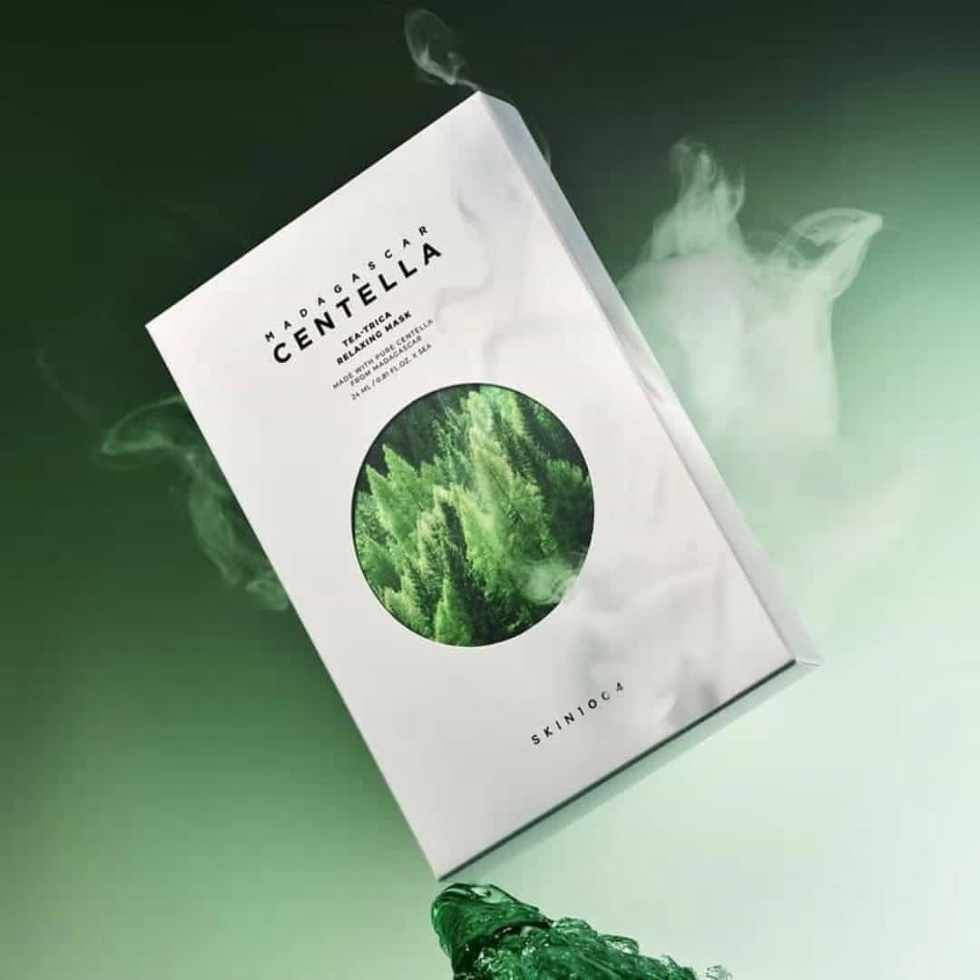 SKIN1004-Madagascar Centella Tea-Trica Relaxing Mask 24ml x 5ea