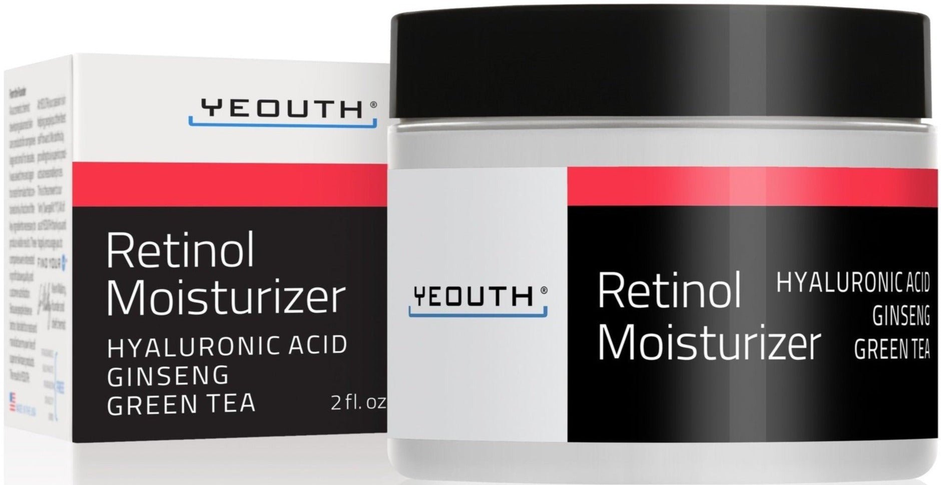 Yeouth Retinol Moisturizer Hyaluronic Acid Ginseng Green Tea 2 Oz - 60 Ml - MeStore - Yeouth