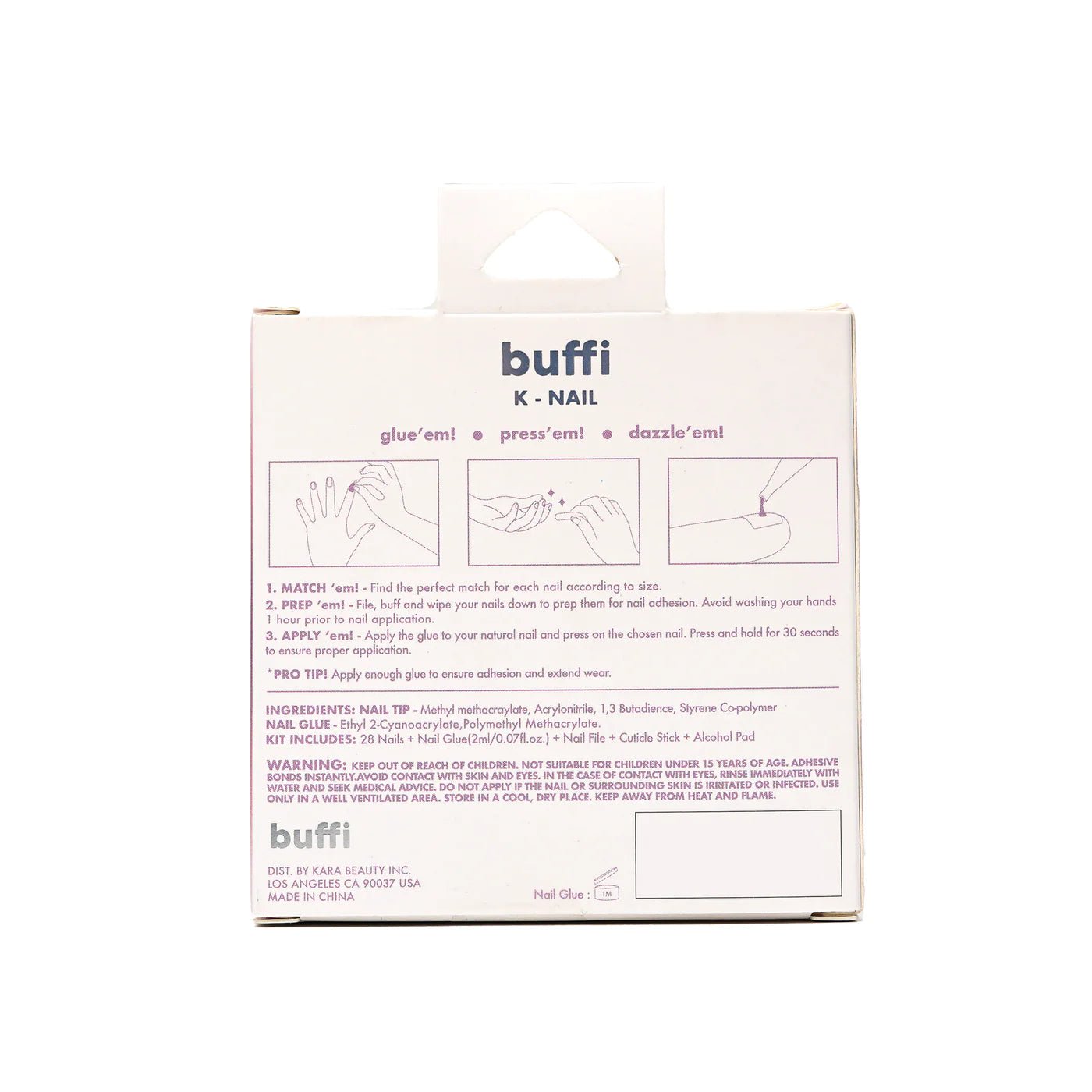 YOU DEW YOU Buffi Press On Nails - MeStore - Kara Beauty