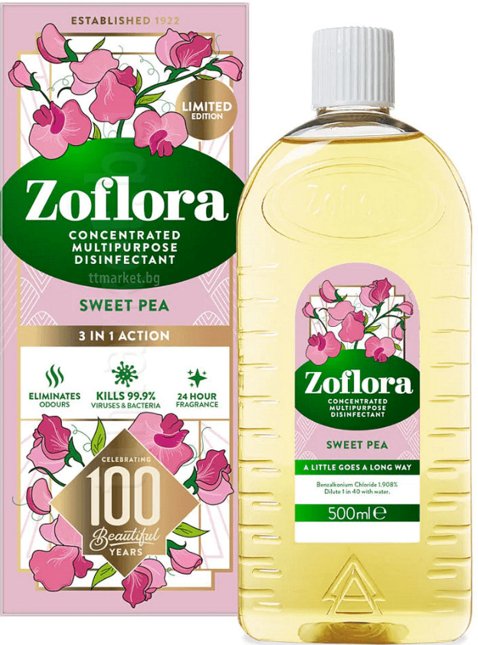 Zoflora 500Ml Sweet Pea – MeStore