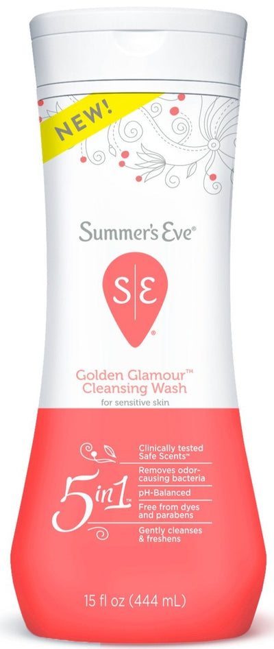 Summer's Eve Feminine Cleansing Wash, Golden Glamour 15 Fl Oz - MeStore