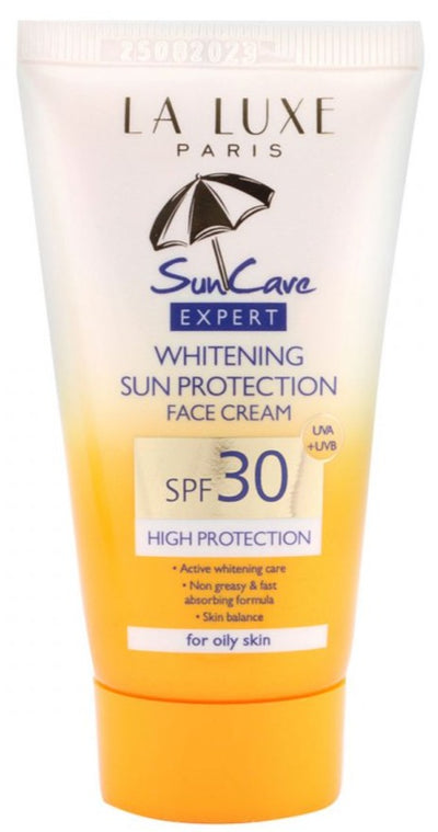 La Luxe Sun Protection Face Cream Whitening Spf 30 50ml - MeStore