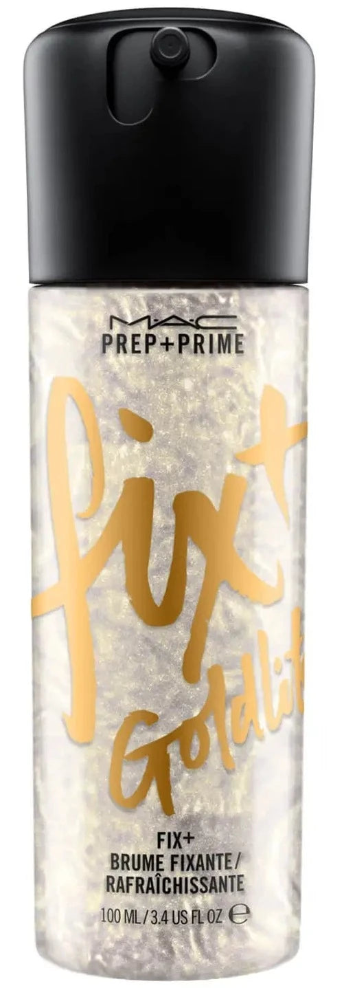 Mac Prep + Prime Fix + Shimmer Goldlite Makeup Setting Spray 100ml - MeStore