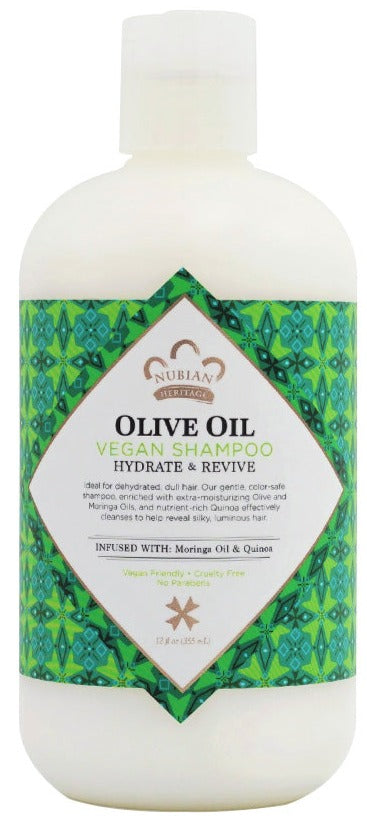 Nubian Shampoo Vegan Olive Oil-12 Fz - MeStore