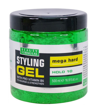 Beauty Formulas Stlyling Gel Mega Hard (green: - MeStore