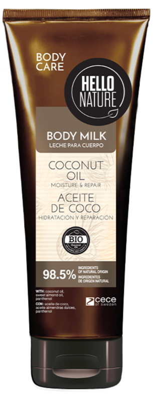 Hello Nature Coconut Oil Body Milk 1526 - MeStore