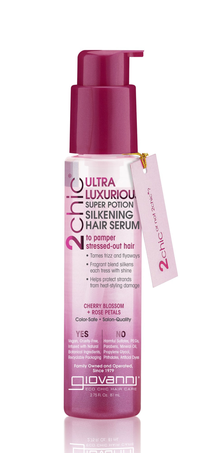 Giovanni 2chic®Ultra-luxurious Silken Hair Serum 2.75 oz