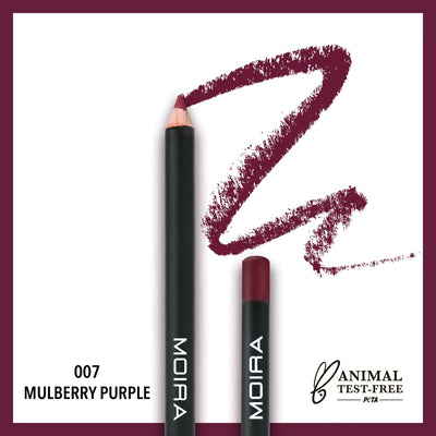 Moira Lip Exposure Pencil (007, Mulberry Purple) - MeStore
