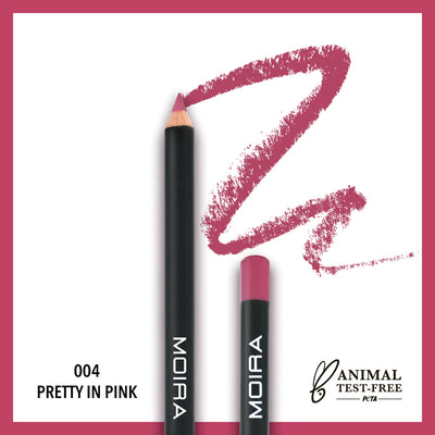 Moira Lip Exposure Pencil (004, Pretty In Pink) - MeStore