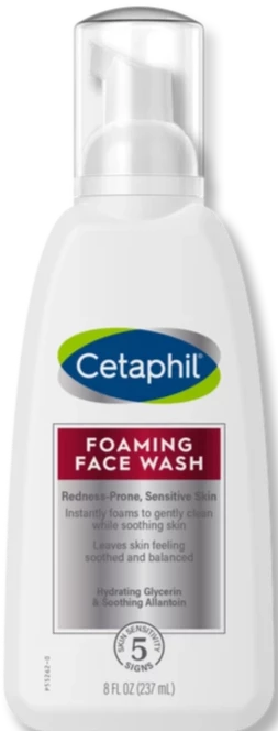 Cetaphil Foaming Face Wash For Redness Prone 8 Oz - MeStore